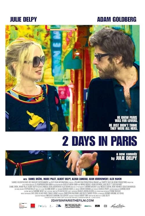 Two Days in Paris film posteri